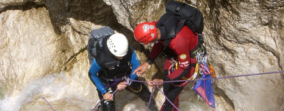 Canyoning, Schluchteln Fratarica